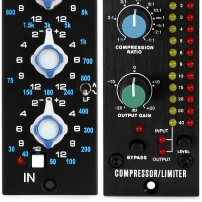 API 550b 500 Series 4-band Equalizer  Bundle with dbx 560A 500 Series Compressor/Limiter image 1