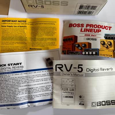 Boss RV-5 Digital Reverb - Komplett mit OVP & Manual - dunkelgrau image 8