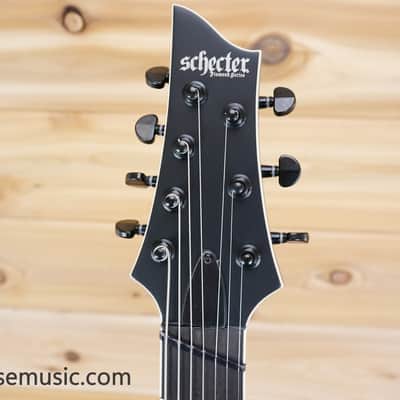 Schecter C-7 SLS Elite Evil Twin Multiscale - Satin Black image 14