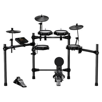 Nux DM-210 Electronic Drum Kit – Mesh Heads, Quiet Practice, Compact All-in-One Set image 12