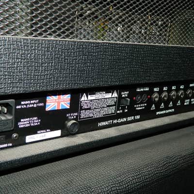 Hiwatt Hi-Gain 100 SER 2015 black image 3