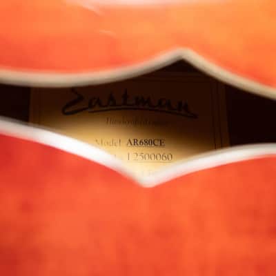 Eastman AR680CE John Pisano Signature Electric Guitar with Hardshell Case image 22