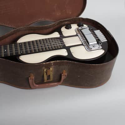 Rickenbacker Model B-6 Lap Steel Electric Guitar, c. 1948, period chipboard case. image 12