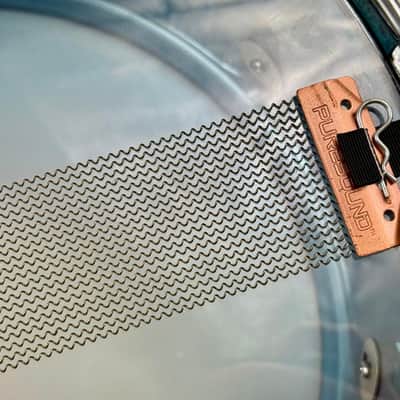 1080s CUSTOM BUILD Blue 14” x 6 ACRYLIC Snare Drum image 14