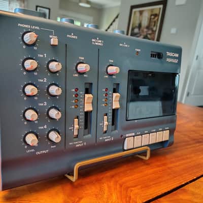 TASCAM Porta 02 Ministudio 4-Track Cassette Recorder 2000s - Blue image 2