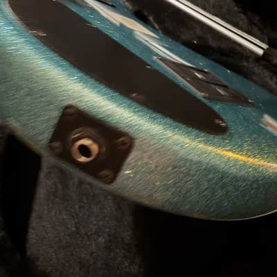 Ernie Ball stingray special HH Aqua sparkle stingray special 2019 - Aqua sparkle image 8