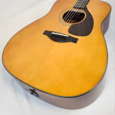 Yamaha FGX5 Red Label Folk Guitar, Gloss Finish, MIJ, All Solid, W/Atmosfeel Pickup System, HSC 2024 image 9
