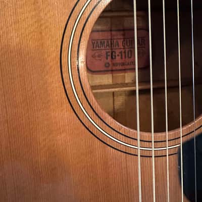 Yamaha fg110 red label 1970's image 2