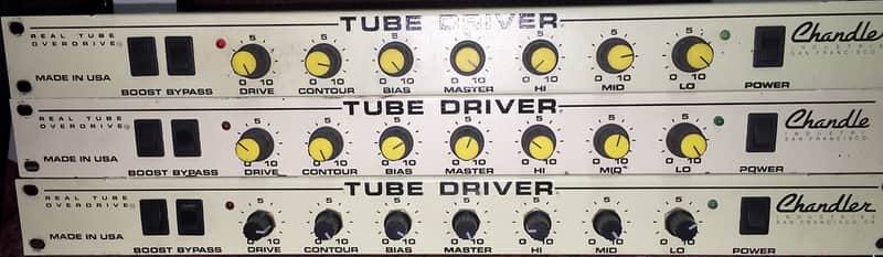 Chandler Industries Tube Driver Real Tube Overdrive Rack (Joe Satriani Collection Pre-Owned) image 1