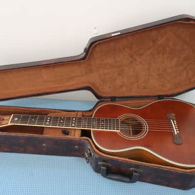 Washburn R318SKK 125th Anniversary Limited Edition Parlor Guitar 2008 Coffin Case Paper Work Very Clean #135 of 250 image 1