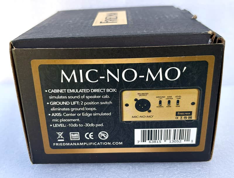Friedman Mic-No-Mo' Passive Cabinet Simulator