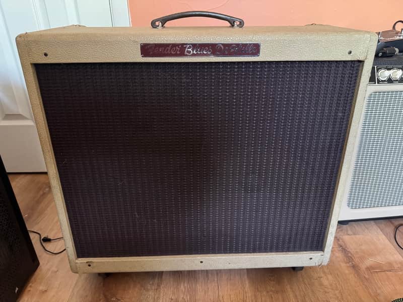 Fender Blues Deville 2x12 1994-1995 - Blonde Tolex/Oxblood