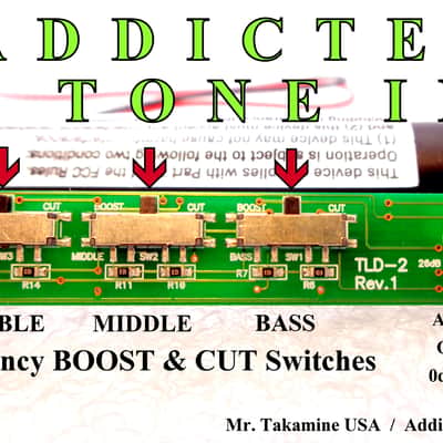 Takamine TLD 2 Line Driver Preamp / GOLD image 6