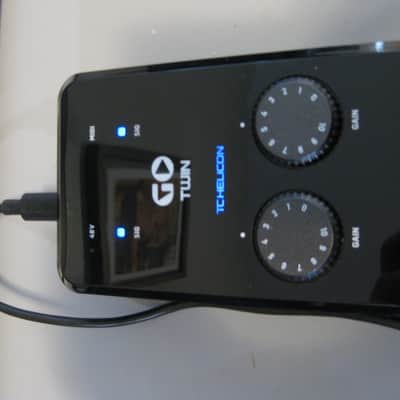 TC Helicon GO TWIN Portable USB Audio / MIDI Interface 2020 - Present - Black image 4