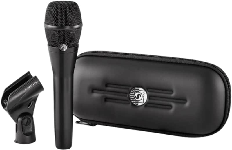 Shure KSM11B/C Live Sound Cardioid Polar Pattern Condenser Vocal Microphone - BLACK image 1