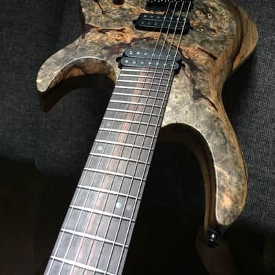 Kiesel Carvin Aries AM7 Multiscale New! 2016 Buckeye Burl image 21
