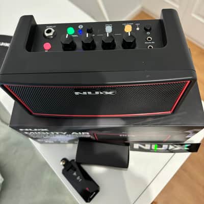 NuX Mighty Air 4-Watt 2x2" Stereo Bluetooth Guitar Combo 2020s - Black image 3