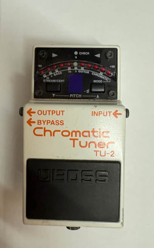Boss TU-2 Chromatic Tuner (Dark Gray Label) 1998 - 2009 - White image 1