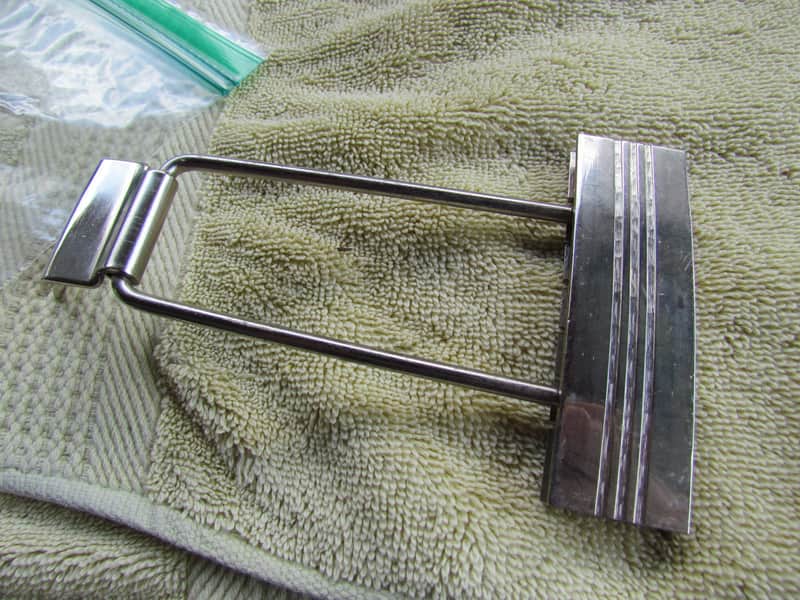 VintageTrapeze Tailpiece Fits Gibson Gretsch & Many Others Made In Japan HEAVY Cool Vintage Trapeze Tailpiece image 1