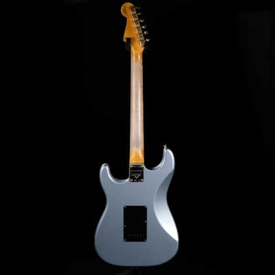 2023 Fender Custom Shop Limited Edition 1965 Dual-Mag Stratocaster Journeyman Relic with Closet Classic Hardware - Blue Ice Metallic image 4