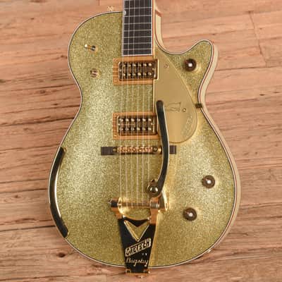 Gretsch Custom Shop Stephen Stern Masterbuilt G6134-CS Penguin Gold Sparkle 2021 - Zac Brown image 2