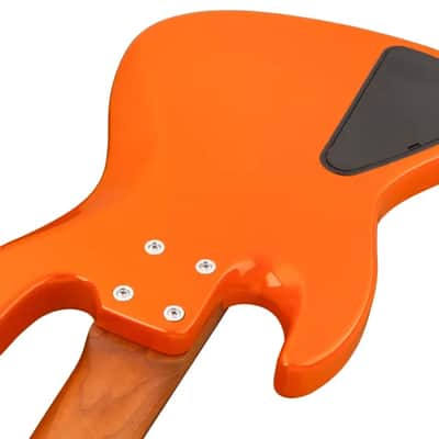 Sadowsky MetroExpress 21-Fret Hybrid P/J Bass, Morado Fingerboard, 5-String - Solid Candy Apple Orange Metallic High Polish image 6