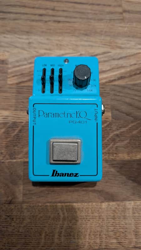 Ibanez PQ-401 Parametric Equalizer 1980s - Blue image 1
