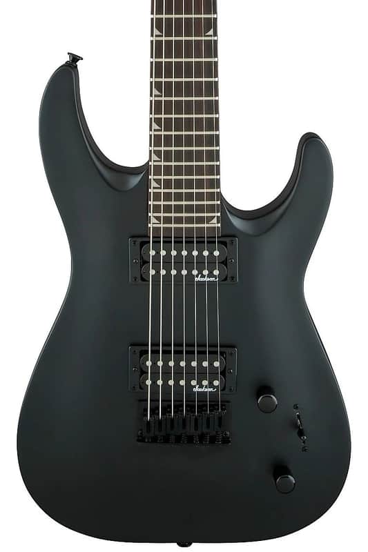Jackson JS Series JS22-7 DKA HT Dinky Archtop with Amaranth Fretboard - Satin Black, Support An Indie Shop! We Ship Ultra Fast! image 1