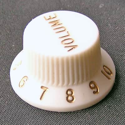 1975 Fender Stratocaster 1974 Strat knob White mint image 2
