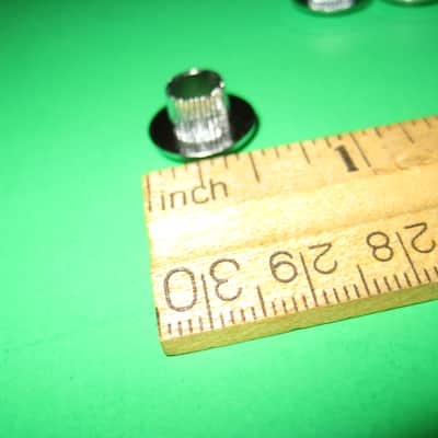 Harmony Chrome Style Machine Head Bushings for Vintage Style Guitars image 5