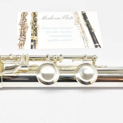 Used Jupiter Capital Edition Student Flute Silver Plated Offset G & C Foot w/ D# Roller Just Serviced image 11