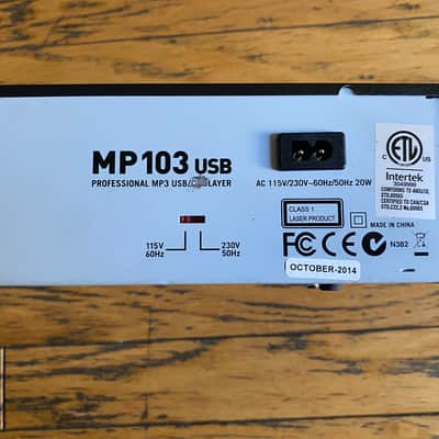 Numark MP103USB Media Player 2010s - Black image 5