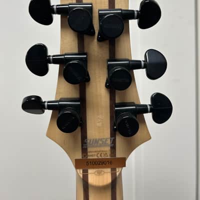 Schecter Sunset-6 Triad Left-Handed Electric Guitar - Black image 5