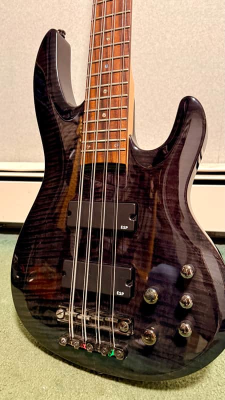 ESP LTD B-208FM 2005 - 2015 - See Thru Black image 1