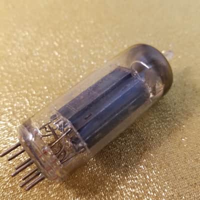 RCA Matched Pair (2) 6CG7 tNOS AT1000 TESTED Vacuum Tubes T1 blackplate dual triode 1954-1959 image 13