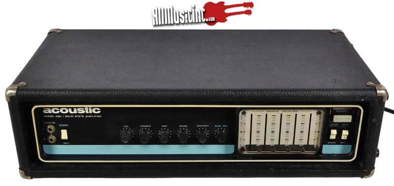 Acoustic Model 450 Solid State Electric Guitar Bass Amplifier Head image 1