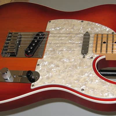 Fender American Deluxe Telecaster with Maple Fretboard OHSC 2014 - Aged Cherry Burst image 5