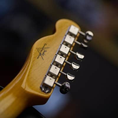 Fender Custom Shop '61 Telecaster Deluxe Lush Closet Classic - Super Aged Lake Placid Blue image 8
