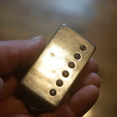 1959 1960 Gibson Original SEALED nickel Double White Cream Gibson PAF Patent Applied For humbuckers image 6