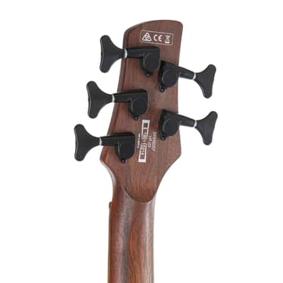 Ibanez Bass Workshop SRH505F-NNF Aerium Fretless Natural Browned Burst Flat - 5-String Electric Bass image 5