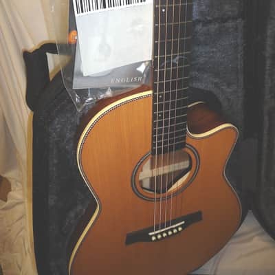 Seagull Artist Mosaic CW Folk Deluxe QII Acoustic/Electric Guitar w/ Dlx TRIC Case image 10