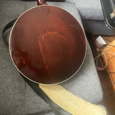 Deering Eagle II 5-String Banjo 2012- w Kavanjo Pickup and custom painted head image 9