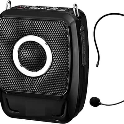 Voice Amplifier with 2 Wireless Mics, 25W High Capacity 5200mAh Personal Voice Amplifier Portable Pa System Megaphone Bluetooth Speaker,Wireless Microphone System for Teaching, Fitness, Outdoor image 1