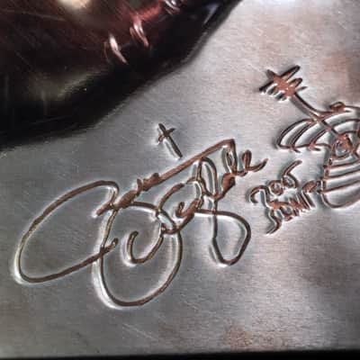 Slash & Zakk Wylde Handprint Plate The Master Hands 2015-16 Young Guitar image 4