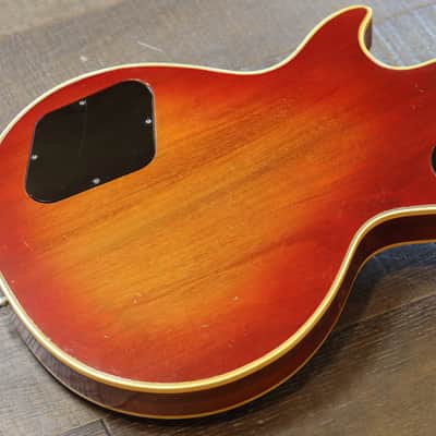 Vintage! 1972 Gibson Les Paul Custom Electric Guitar Cherry Sunburst + OHSC image 12