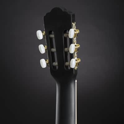 Almeria CC 36 EQ Classic BK Black - 4/4 classical guitar image 5