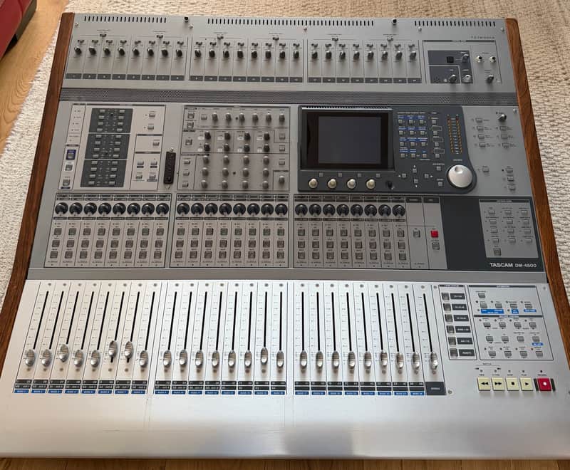 Tascam DM-4800 Digital Mixing Console + MU-1000 Meter Bridge + 4 Expansion Cards image 1