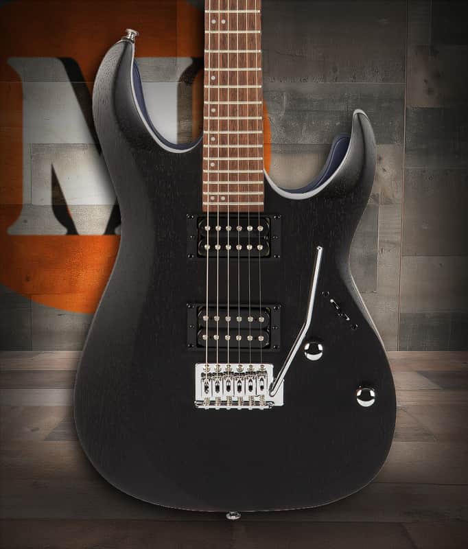 Cort X Series 100 Double Cutaway Electric Guitar - Open Pore Black (X100OPBK) image 1
