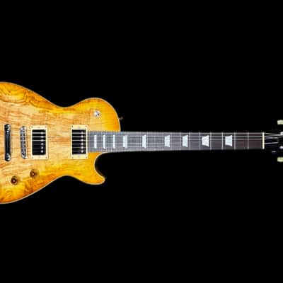 Cream T Aurora GX Pickup Swapping Electric Guitar Naked Whiskerburst, Spalted Maple w/Deluxe Gigbag image 7