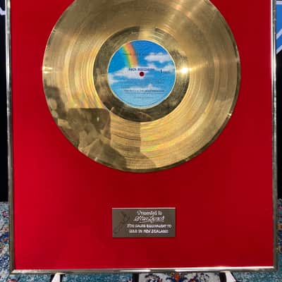 Stan Lynch Tom Petty and The Heartbreakers, New Zealand, Pack Up The Plantation, Gold Record (#24) image 2